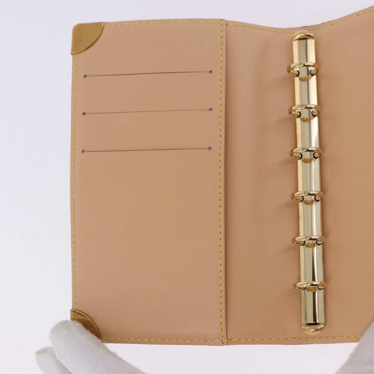 LOUIS VUITTON Monogram Multicolor Agenda PM Planner White R20896 Auth 200261SAV