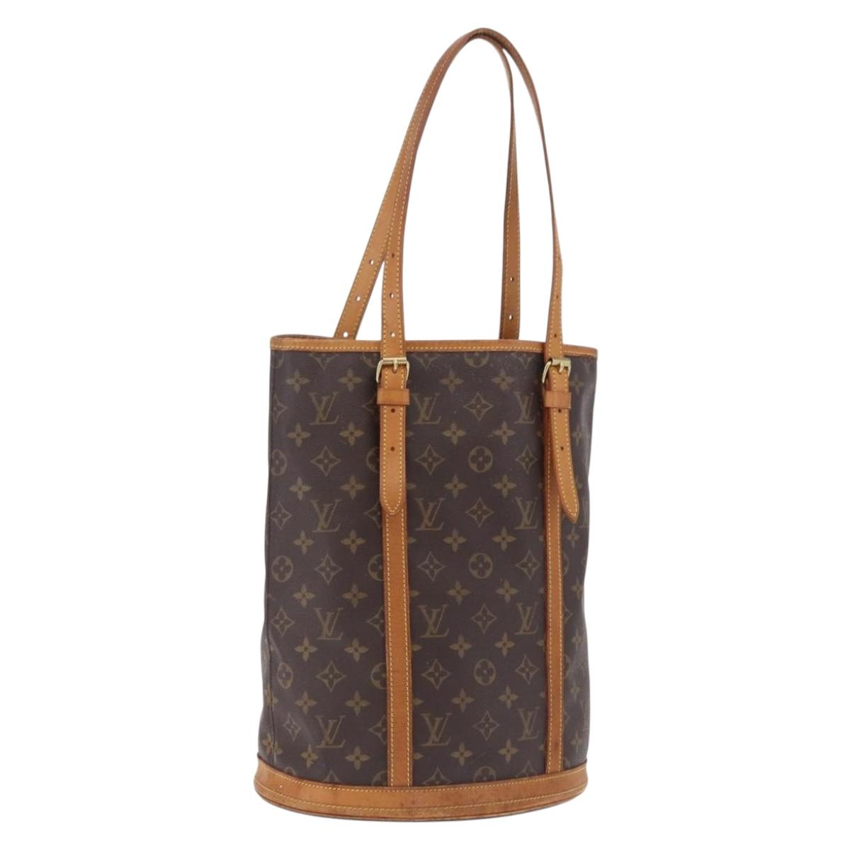 LOUIS VUITTON Monogram Bucket GM Shoulder Bag M42236 LV Auth 200267