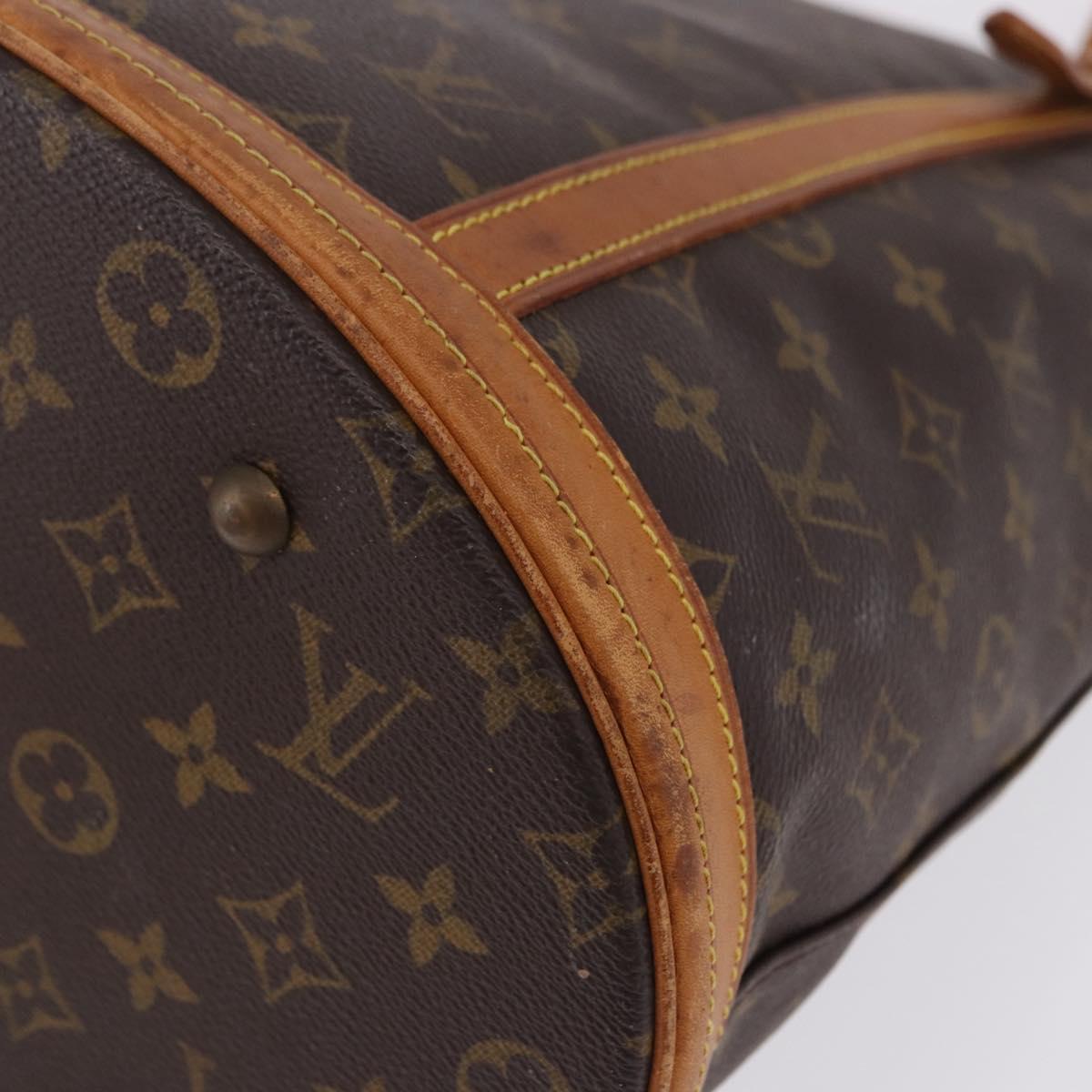 LOUIS VUITTON Monogram Bucket GM Shoulder Bag M42236 LV Auth 200267