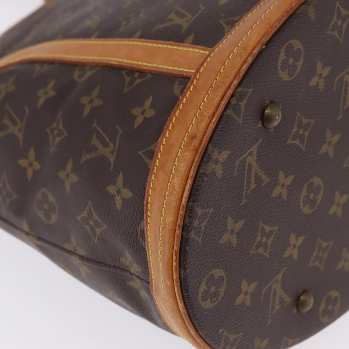 LOUIS VUITTON Monogram Bucket GM Shoulder Bag M42236 LV Auth 200267