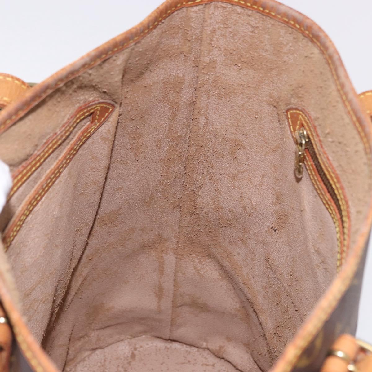 LOUIS VUITTON Monogram Bucket GM Shoulder Bag M42236 LV Auth 200267