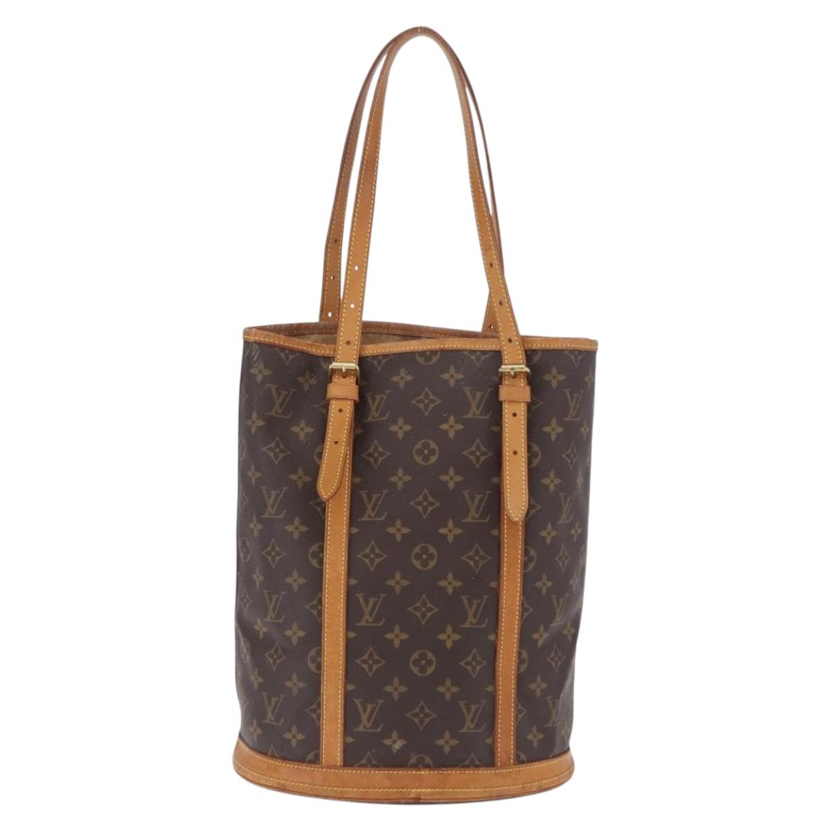 LOUIS VUITTON Monogram Bucket GM Shoulder Bag M42236 LV Auth 200267