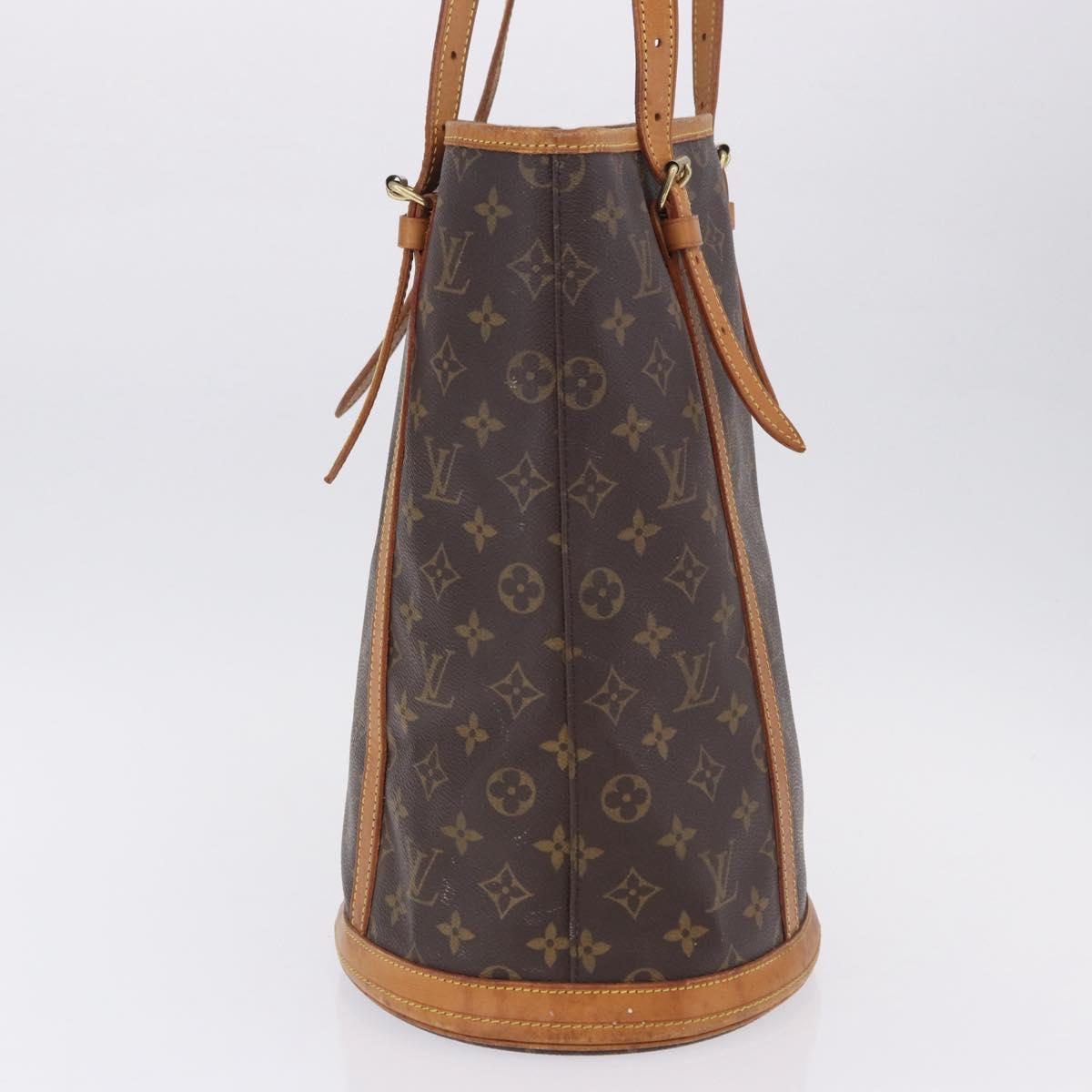 LOUIS VUITTON Monogram Bucket GM Shoulder Bag M42236 LV Auth 200267