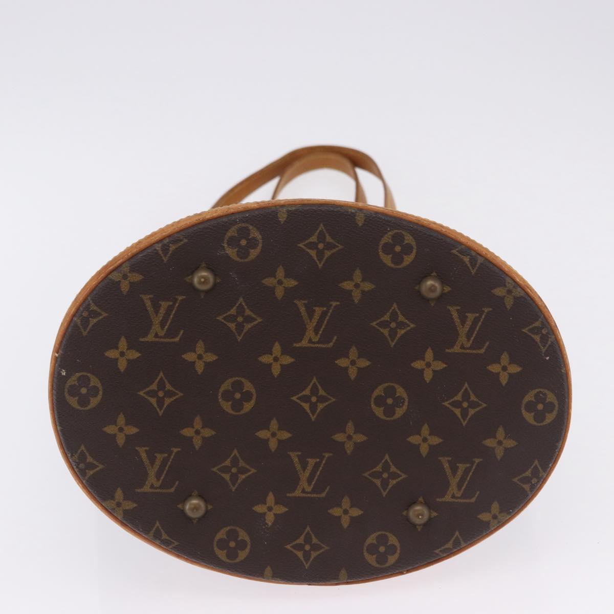 LOUIS VUITTON Monogram Bucket GM Shoulder Bag M42236 LV Auth 200267