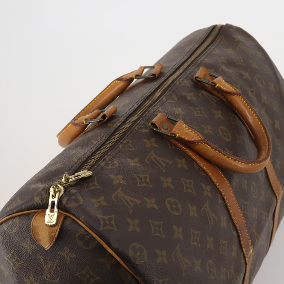 LOUIS VUITTON Monogram Keepall 50 Boston Bag M41426 LV Auth 200270