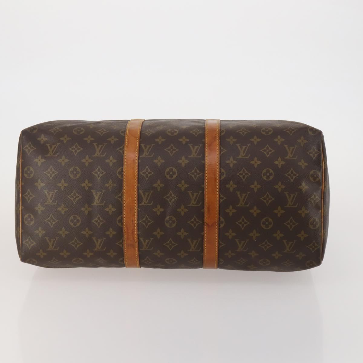 LOUIS VUITTON Monogram Keepall 50 Boston Bag M41426 LV Auth 200270