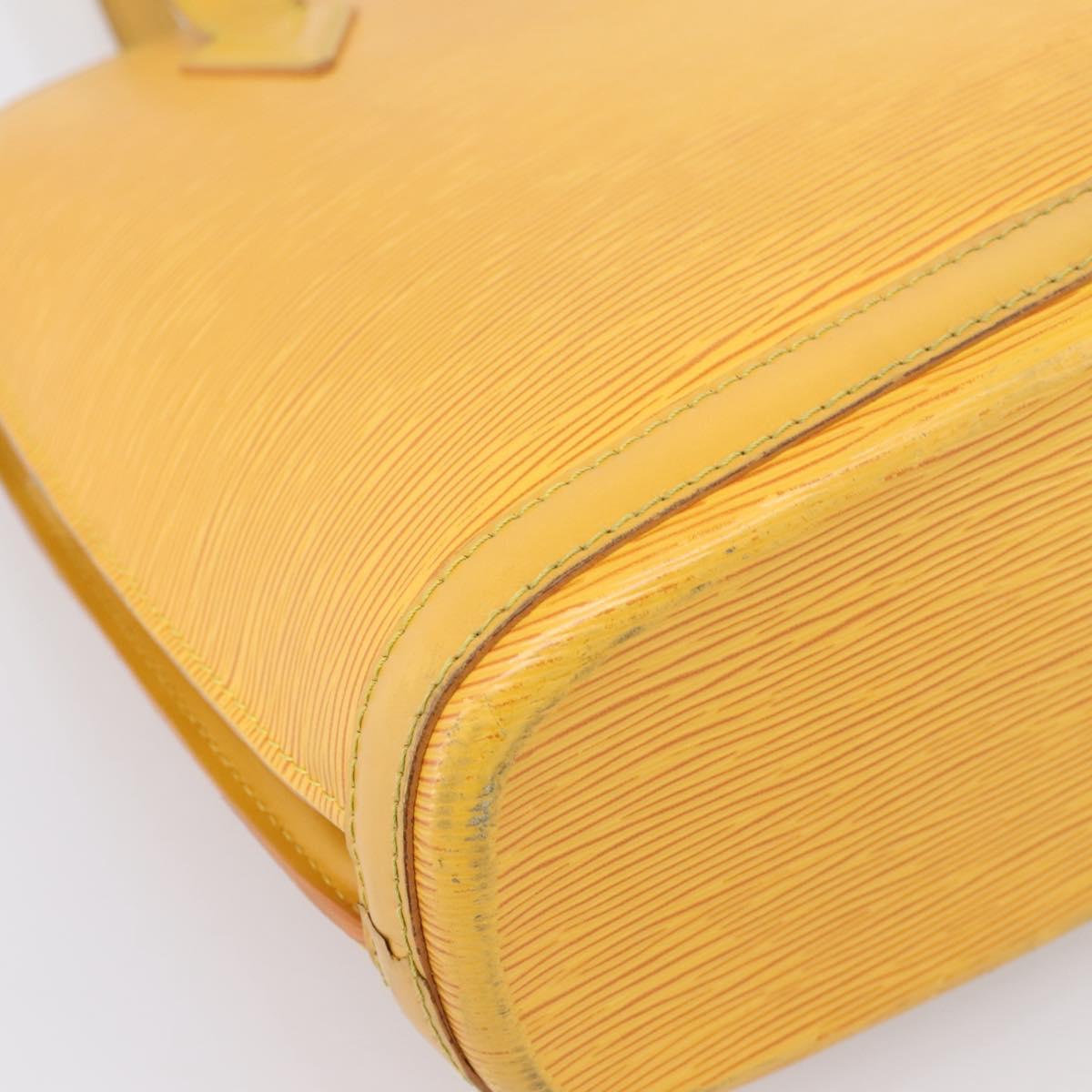 LOUIS VUITTON Epi Lussac Shoulder Bag Yellow M52289 LV Auth 200272