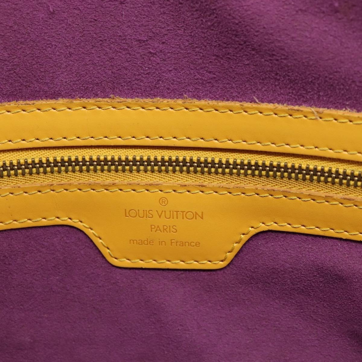 LOUIS VUITTON Epi Lussac Shoulder Bag Yellow M52289 LV Auth 200272