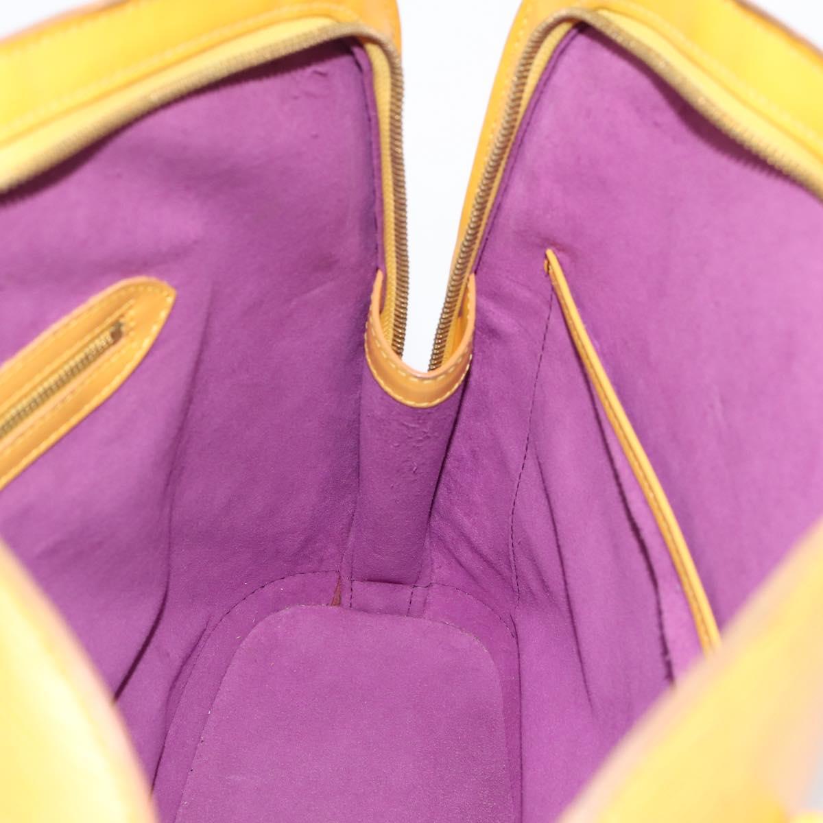LOUIS VUITTON Epi Lussac Shoulder Bag Yellow M52289 LV Auth 200272