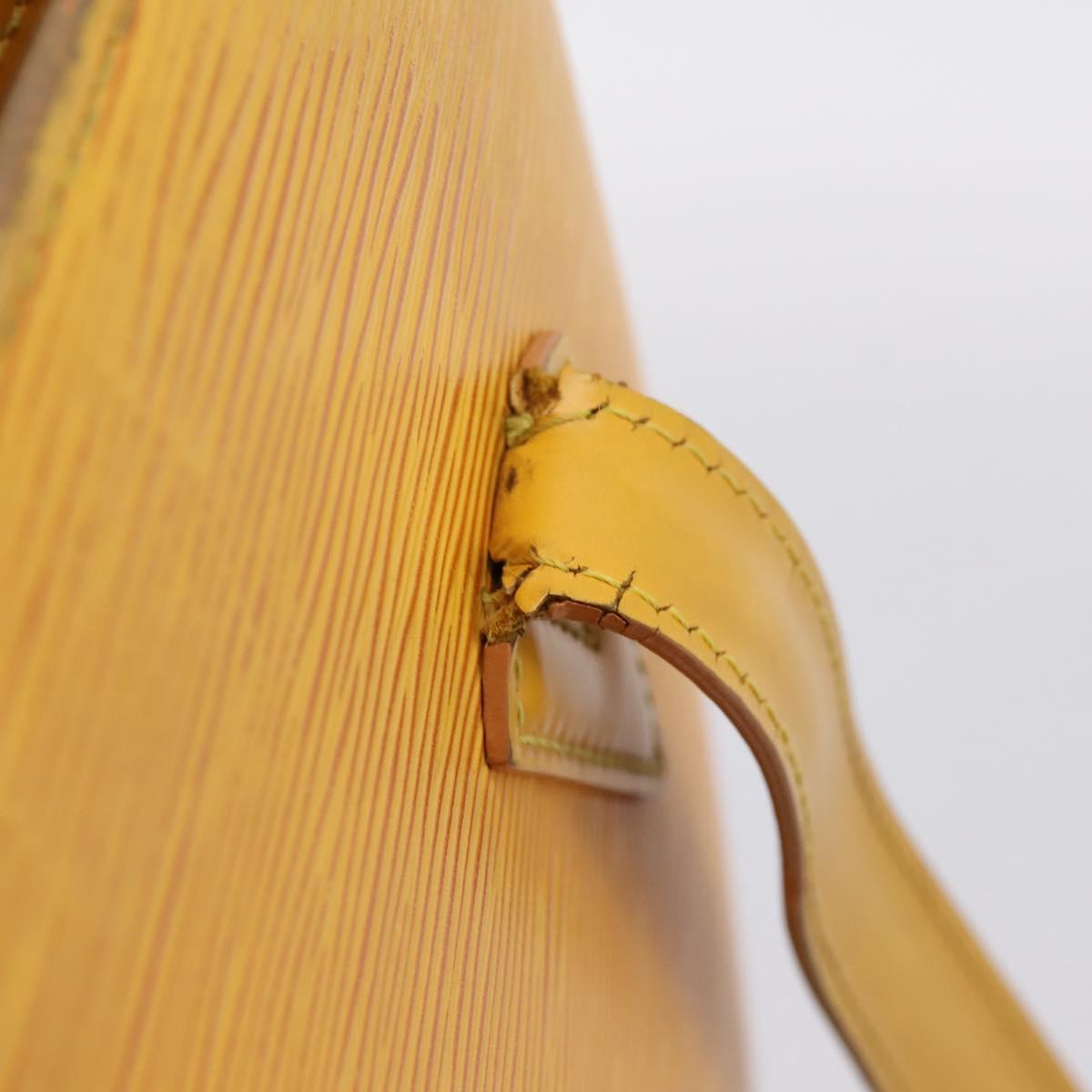 LOUIS VUITTON Epi Lussac Shoulder Bag Yellow M52289 LV Auth 200272