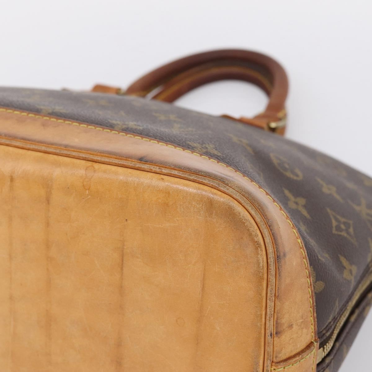 LOUIS VUITTON Monogram Alma Hand Bag M51130 LV Auth 200274