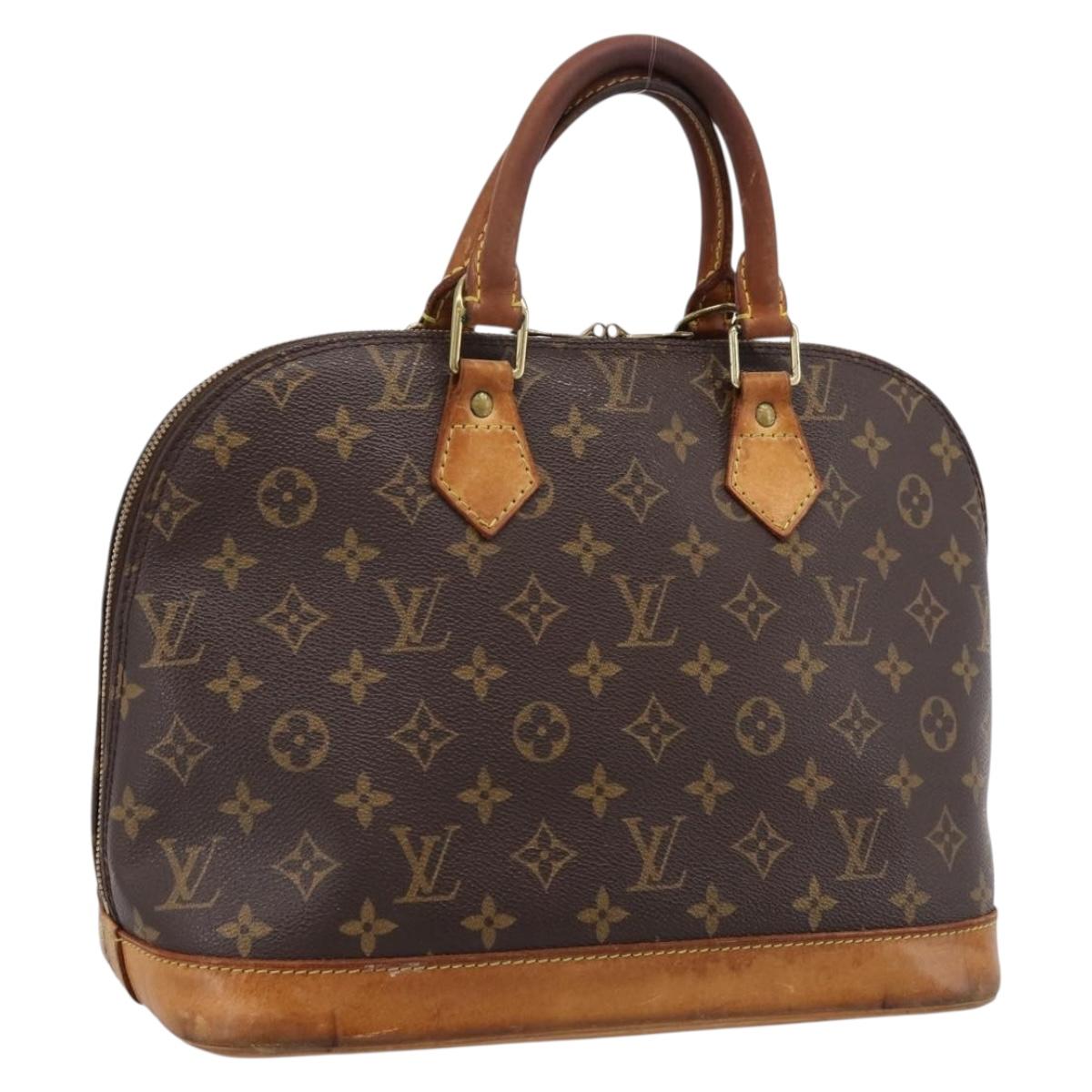 LOUIS VUITTON Monogram Alma Hand Bag M51130 LV Auth 200274
