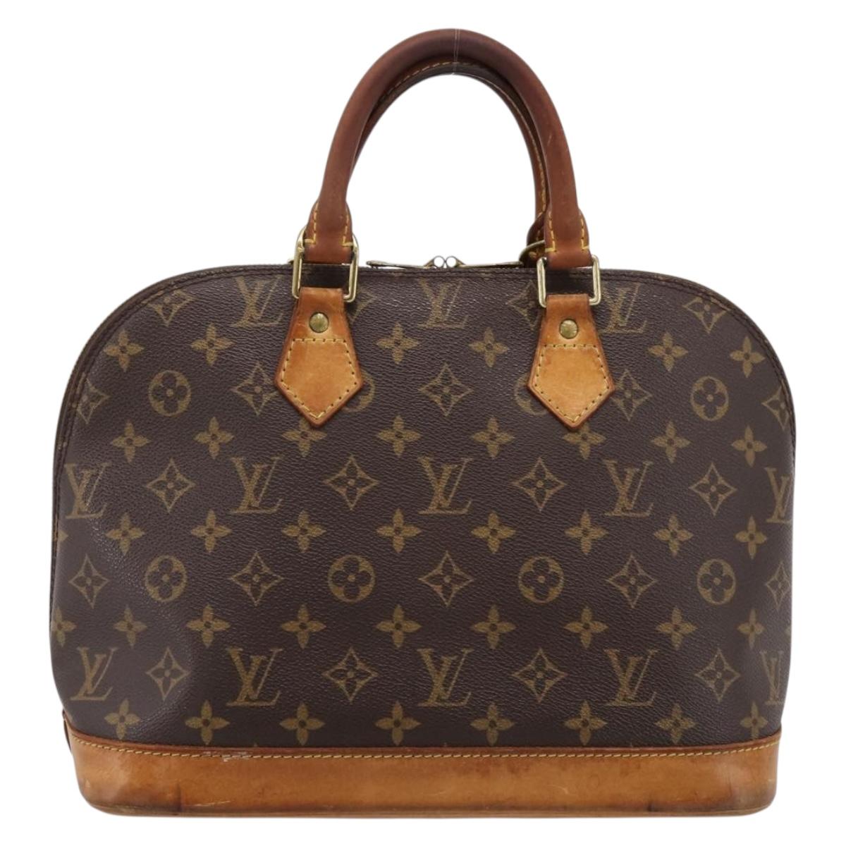 LOUIS VUITTON Monogram Alma Hand Bag M51130 LV Auth 200274