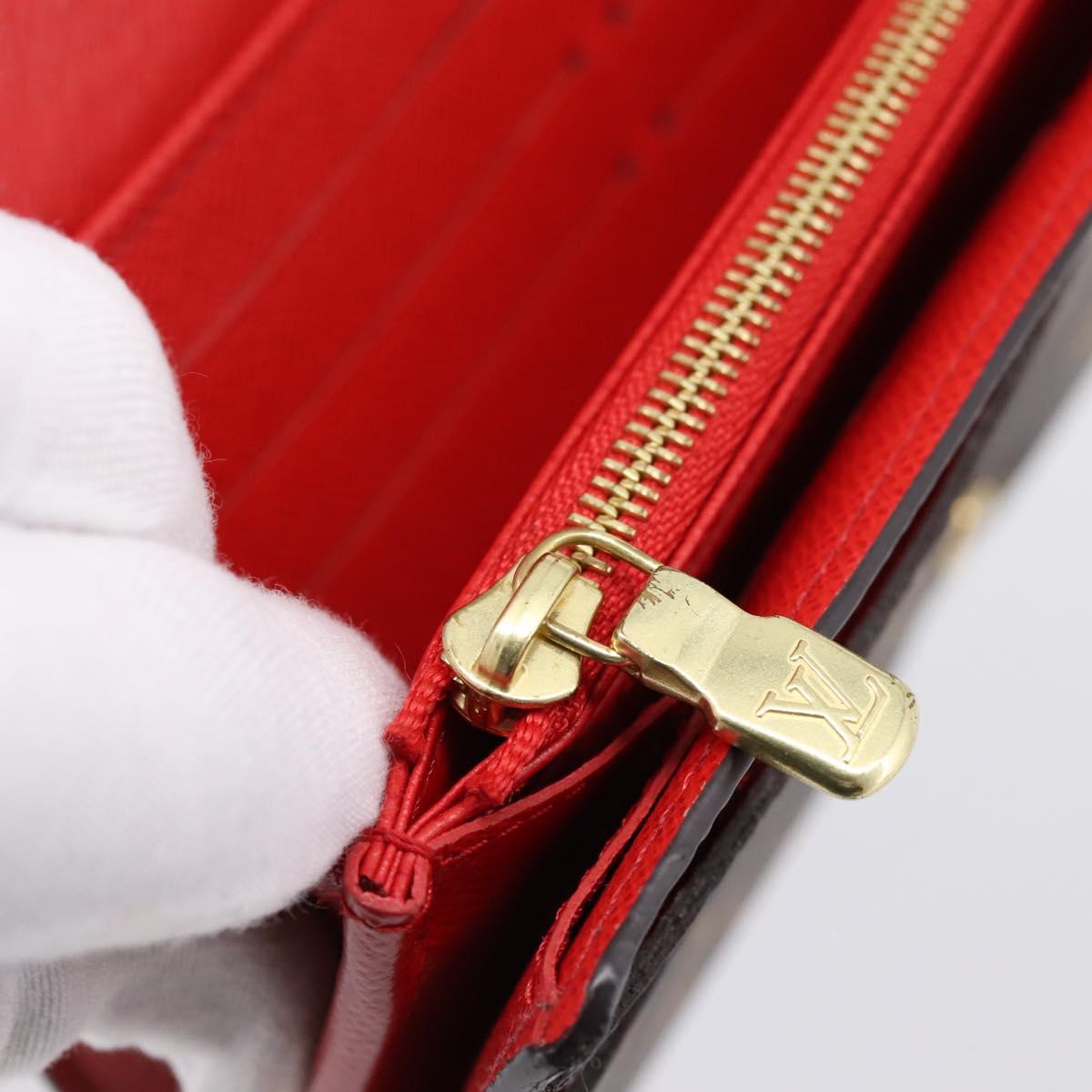 LOUIS VUITTON Vivienne Portefeuille Sarah Long Wallet M69747 LV Auth 200277
