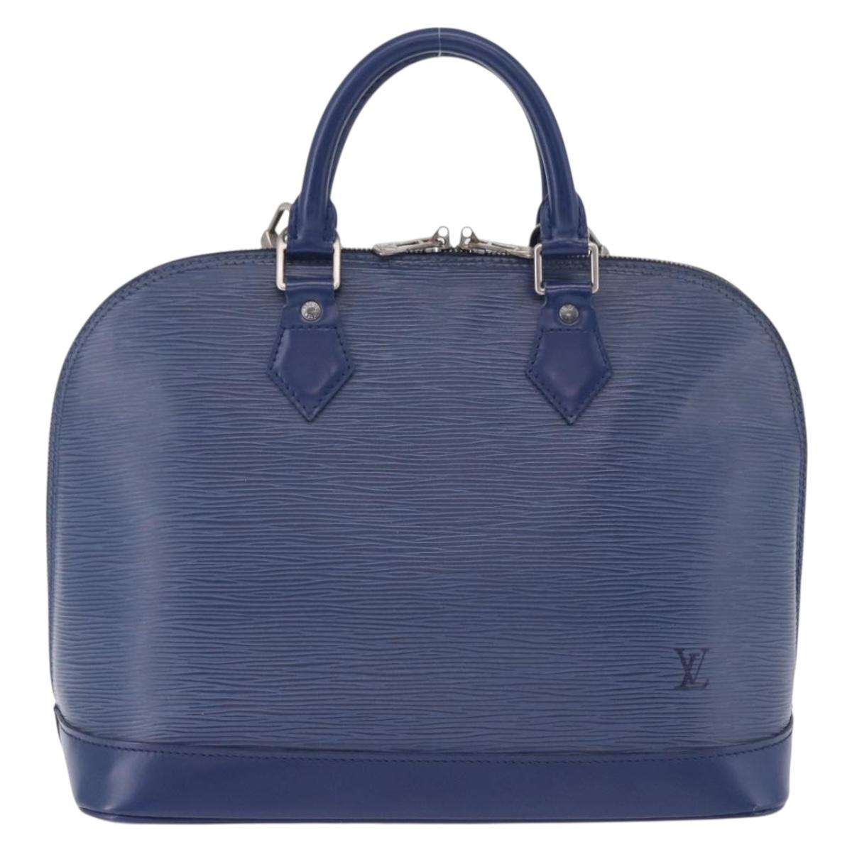 LOUIS VUITTON Epi Alma Hand Bag Myrtille M5214G LV Auth 200284V
