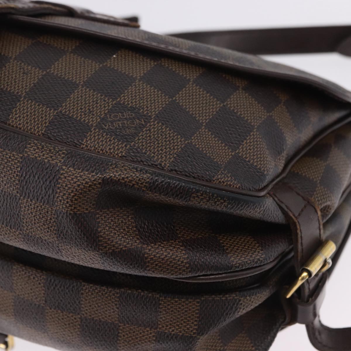 LOUIS VUITTON Damier Ebene Saumur 30 Shoulder Bag SPO N48081 LV Auth 200290