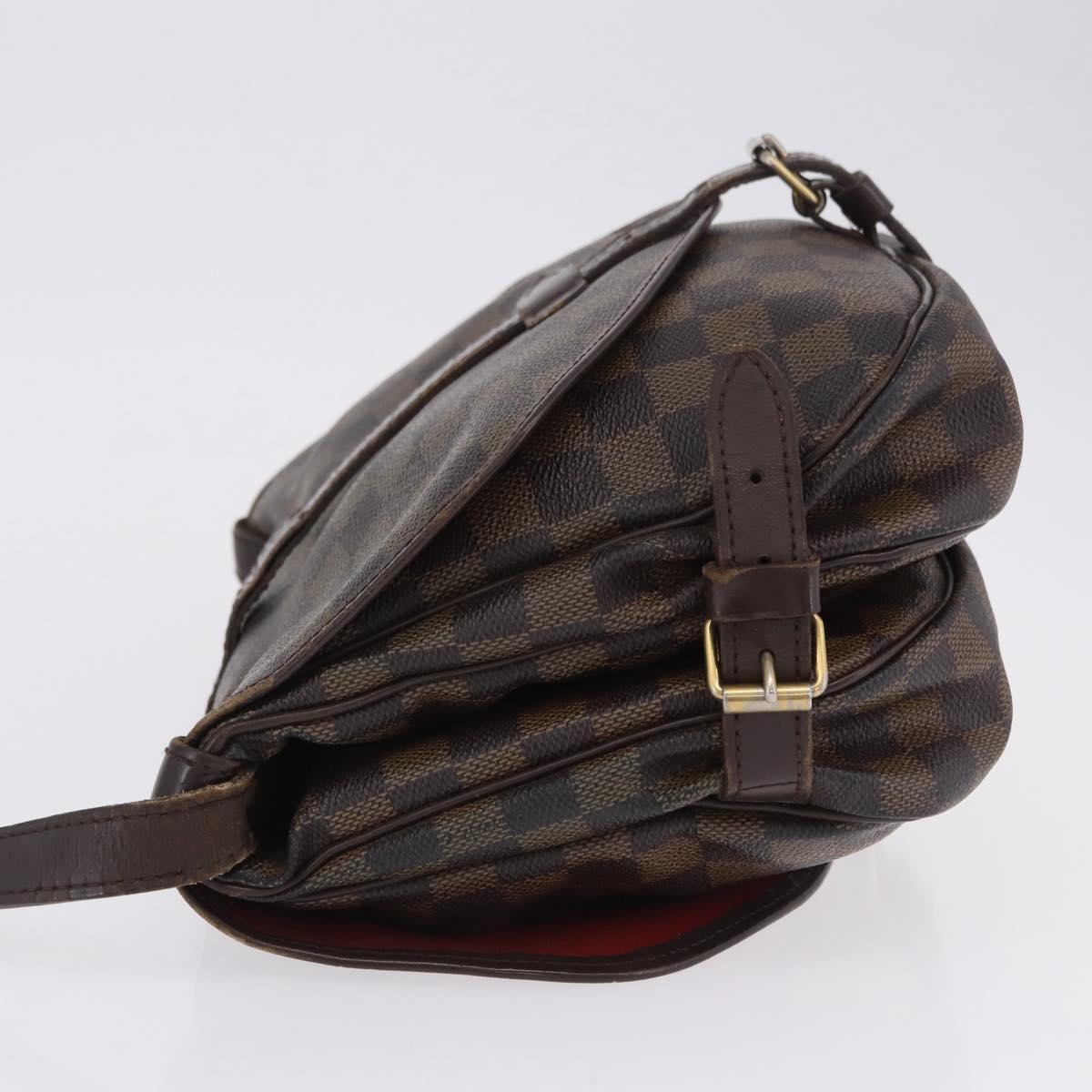 LOUIS VUITTON Damier Ebene Saumur 30 Shoulder Bag SPO N48081 LV Auth 200290