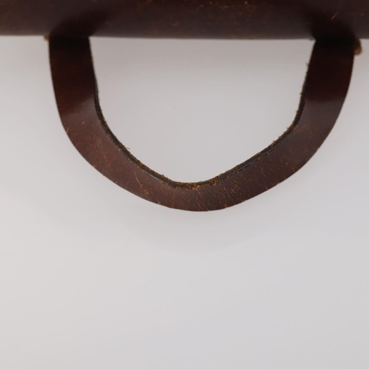 FENDI Zucca Canvas Backpack Brown Black Auth 200298