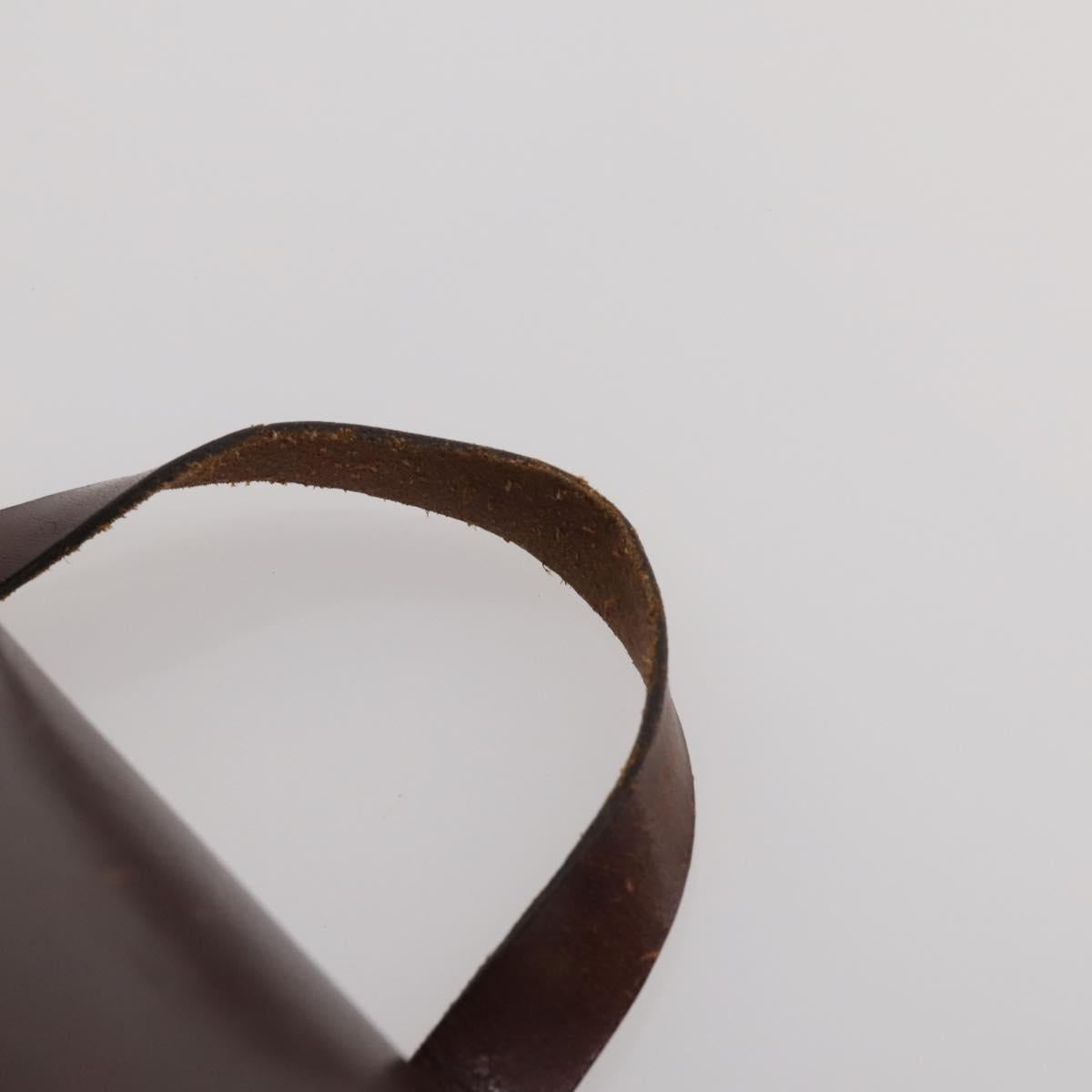 FENDI Zucca Canvas Backpack Brown Black Auth 200298