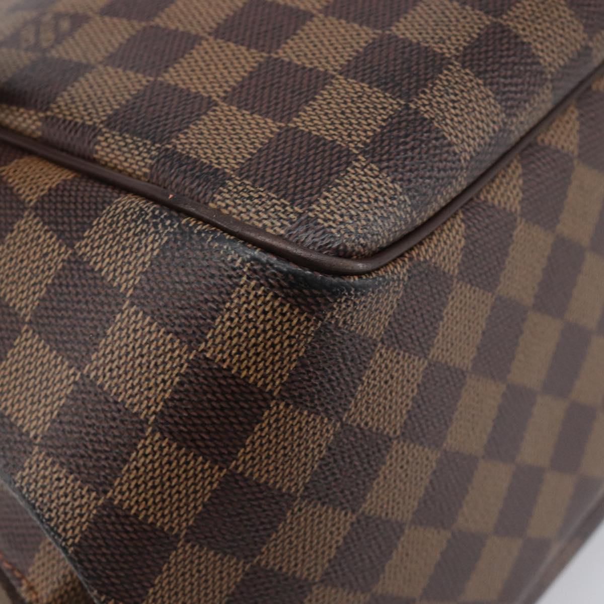 LOUIS VUITTON Damier Ebene Belem MM Hand Bag N51174 LV Auth 200303