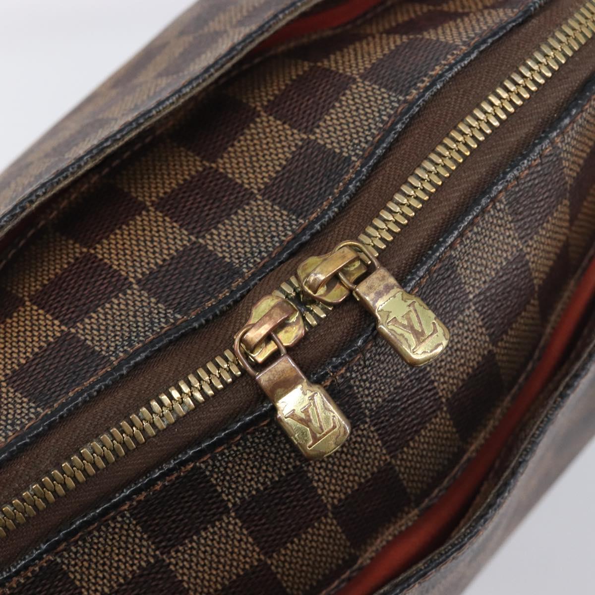LOUIS VUITTON Damier Ebene Belem MM Hand Bag N51174 LV Auth 200303