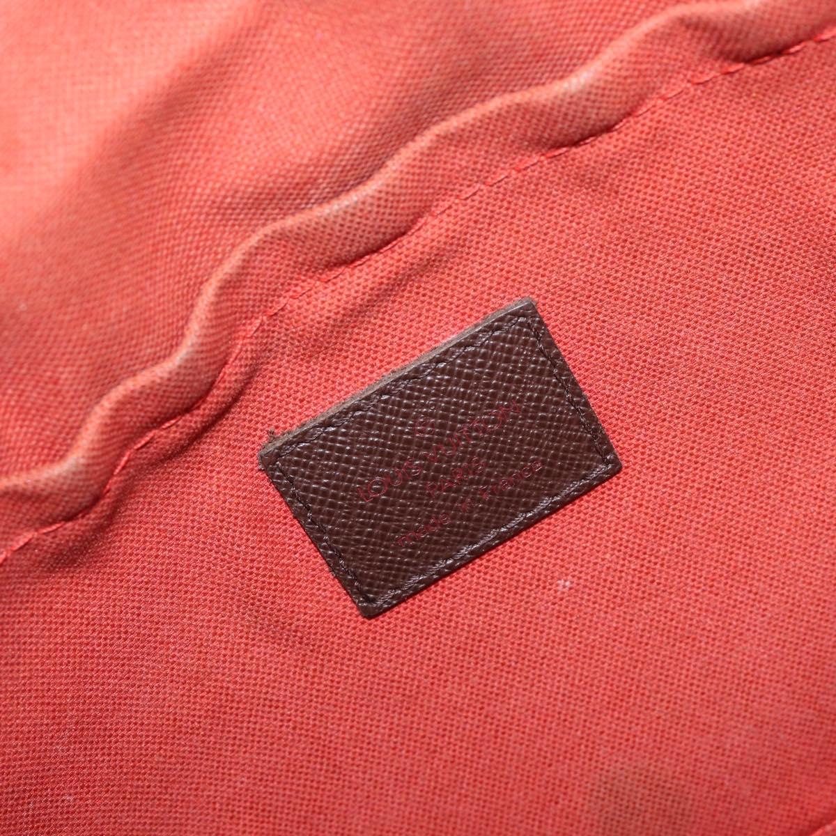 LOUIS VUITTON Damier Ebene Belem MM Hand Bag N51174 LV Auth 200303
