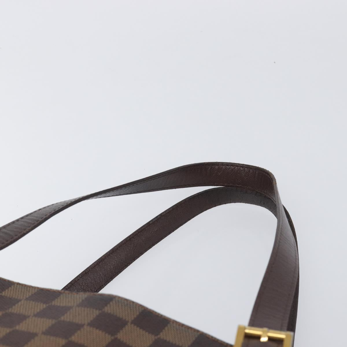 LOUIS VUITTON Damier Ebene Belem MM Hand Bag N51174 LV Auth 200303