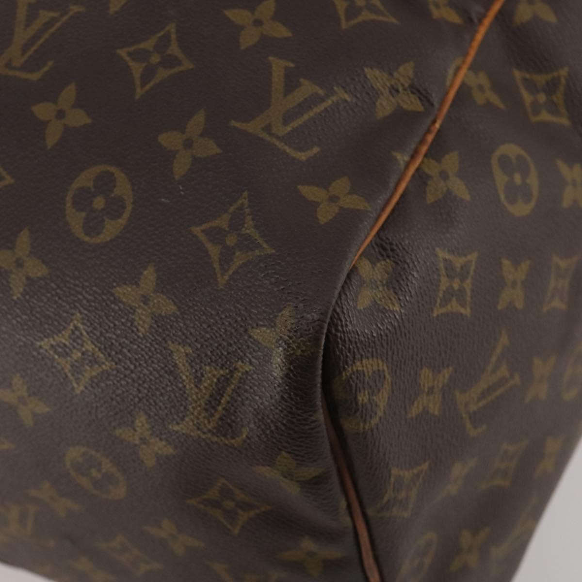 LOUIS VUITTON Monogram Sac Souple 45 Boston Bag M41624 LV Auth 200304