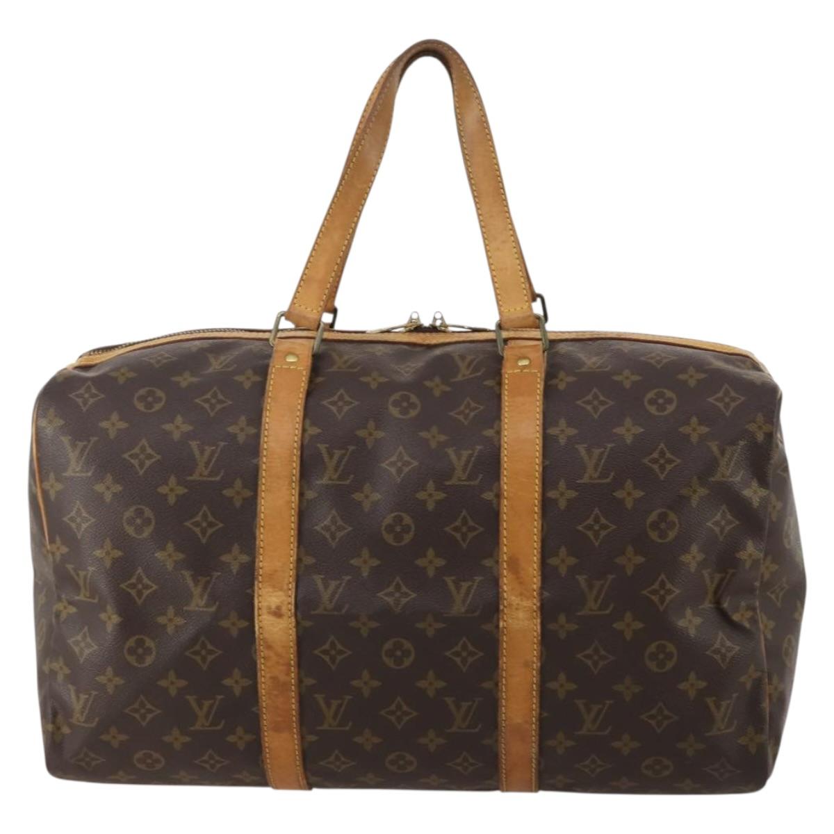 LOUIS VUITTON Monogram Sac Souple 45 Boston Bag M41624 LV Auth 200304