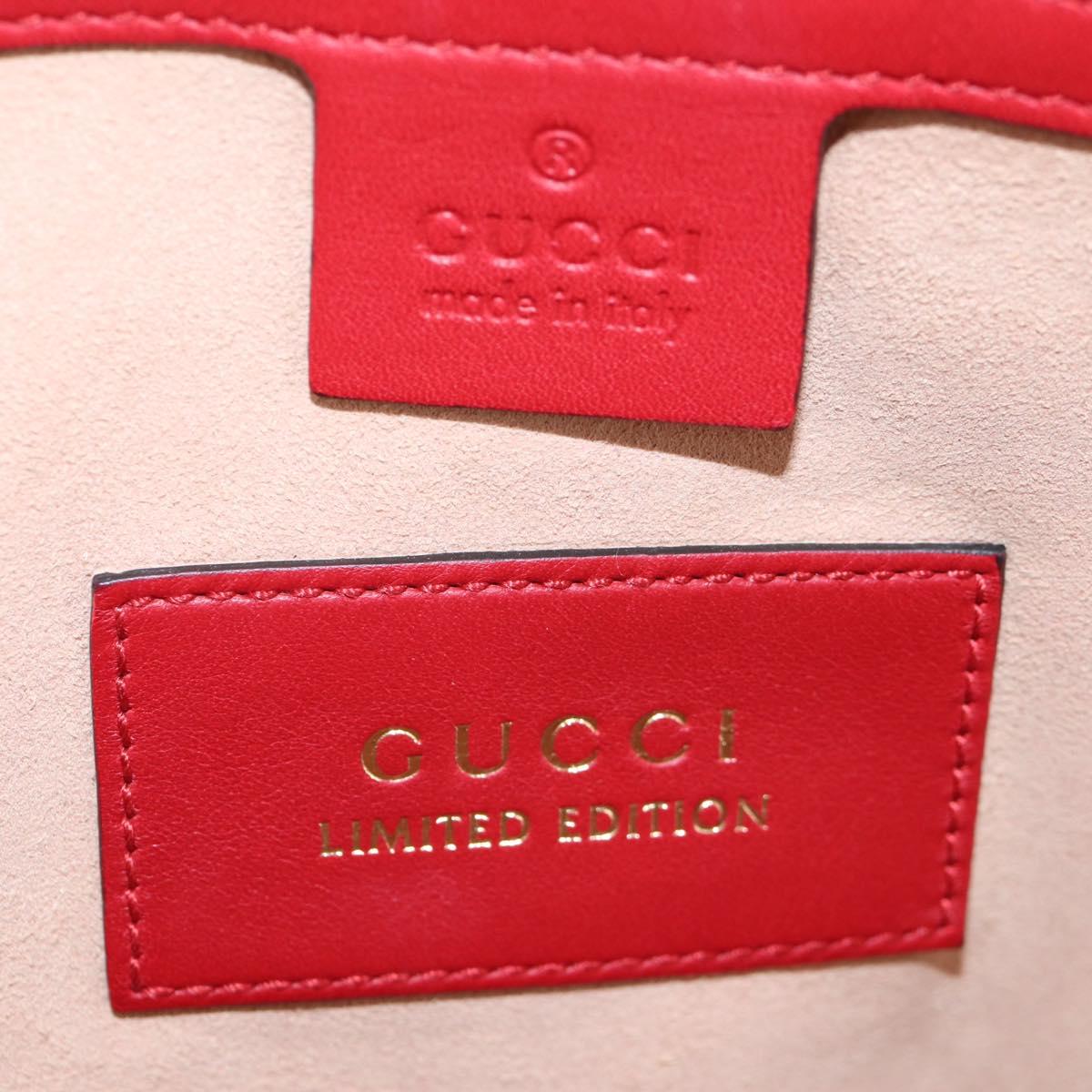 GUCCI GG Supreme Web Sherry Line Backpack PVC Beige Gold 427042 Auth 200331M