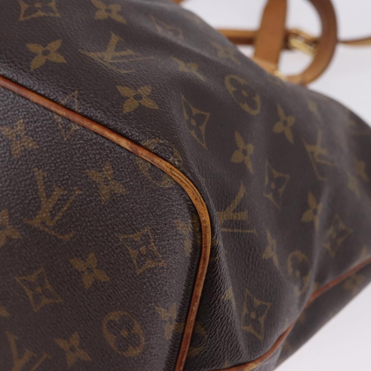 LOUIS VUITTON Monogram Palermo PM Tote Bag M40145 LV Auth 200341