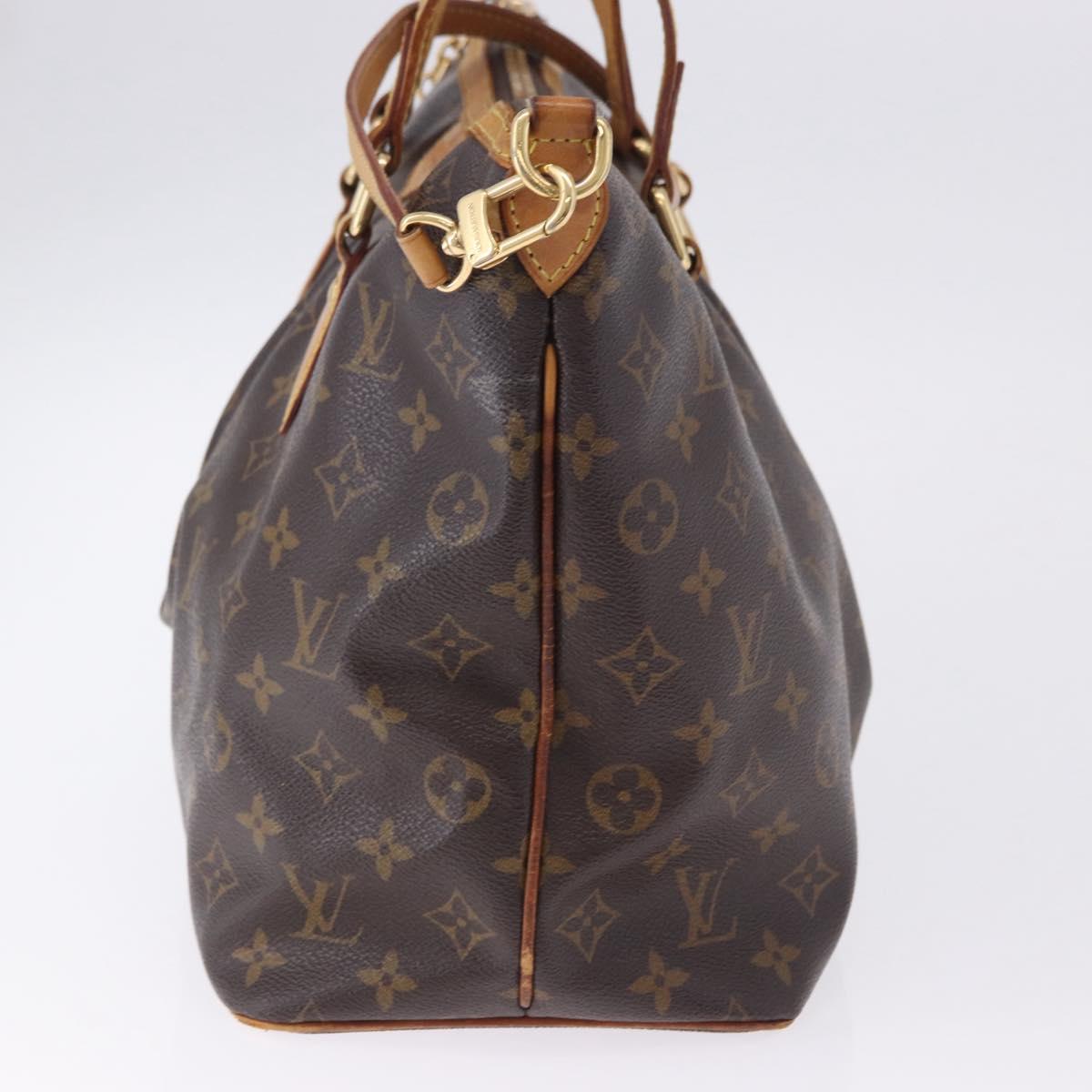 LOUIS VUITTON Monogram Palermo PM Tote Bag M40145 LV Auth 200341
