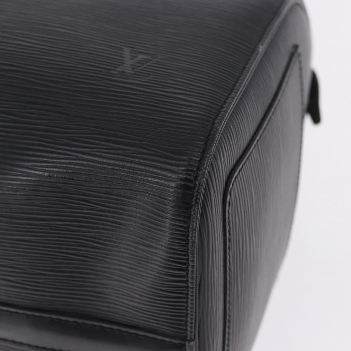 LOUIS VUITTON Epi Speedy 35 Hand Bag Black M42992 LV Auth 200342V