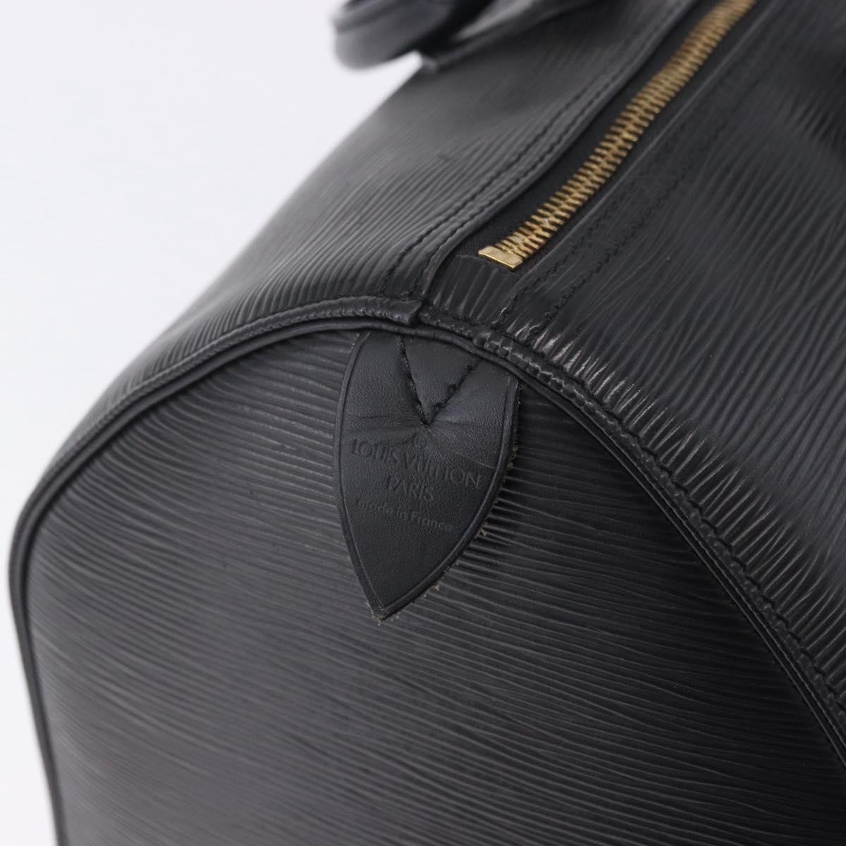 LOUIS VUITTON Epi Speedy 35 Hand Bag Black M42992 LV Auth 200342V