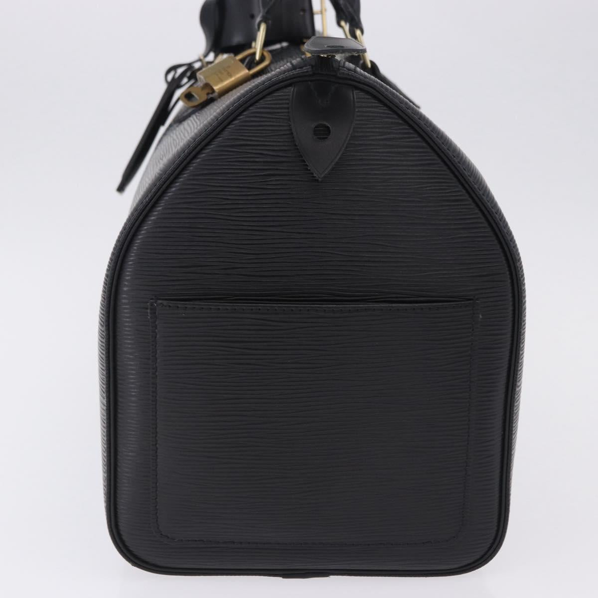 LOUIS VUITTON Epi Speedy 35 Hand Bag Black M42992 LV Auth 200342V