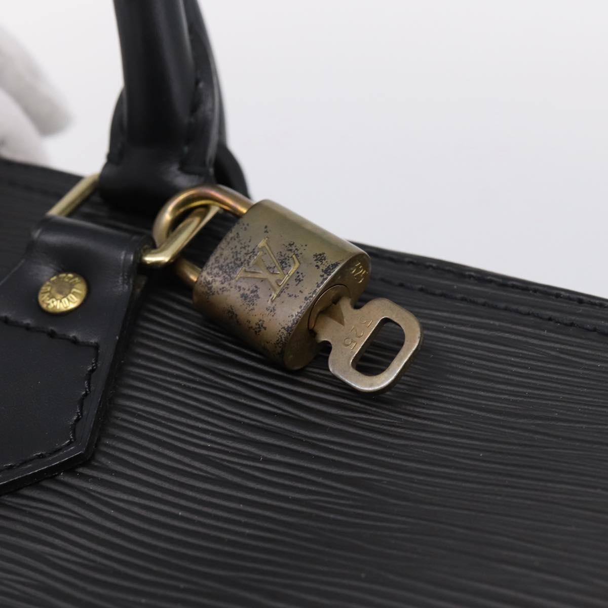 LOUIS VUITTON Epi Speedy 35 Hand Bag Noir black M42992 LV Auth 200343V