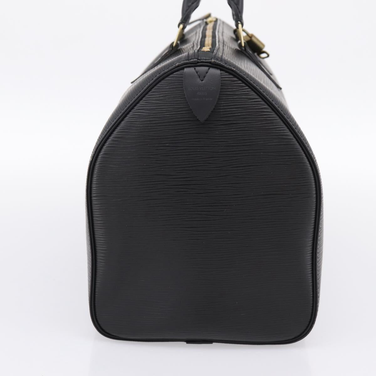 LOUIS VUITTON Epi Speedy 35 Hand Bag Noir black M42992 LV Auth 200343V