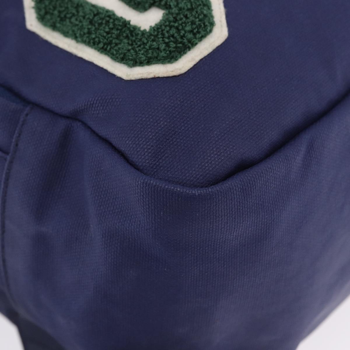 GUCCI RON HERMAN Backpack Canvas Navy Silver 477875 Auth 200358M