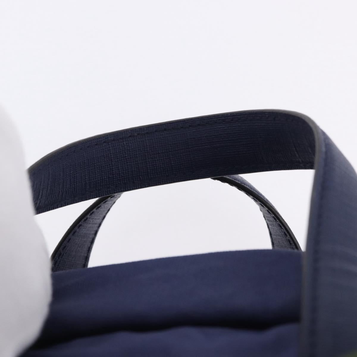 GUCCI RON HERMAN Backpack Canvas Navy Silver 477875 Auth 200358M