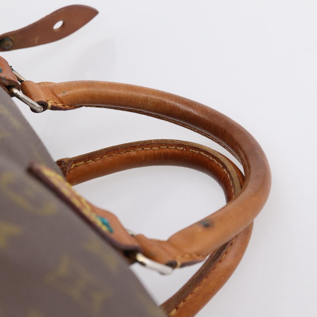 LOUIS VUITTON Monogram Speedy 35 Hand Bag M41524 LV Auth 200359