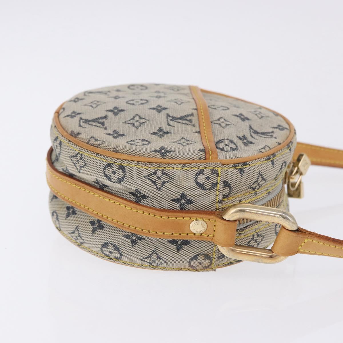 LOUIS VUITTON Monogram Mini Jeanne PM Shoulder Bag Blue M92001 LV Auth 200366