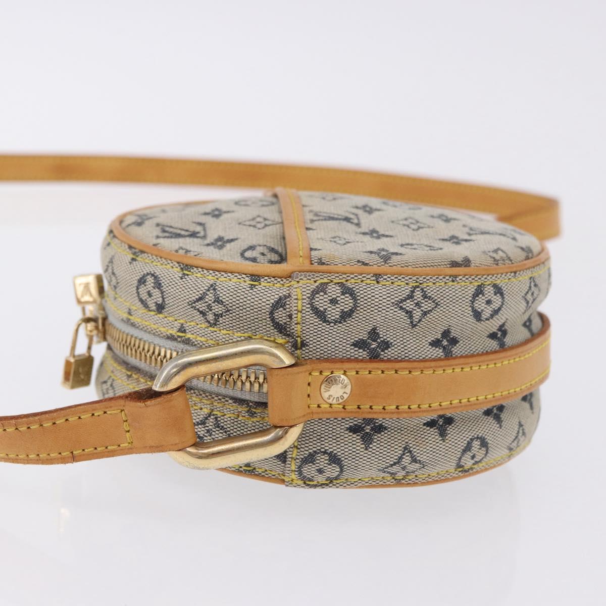 LOUIS VUITTON Monogram Mini Jeanne PM Shoulder Bag Blue M92001 LV Auth 200366
