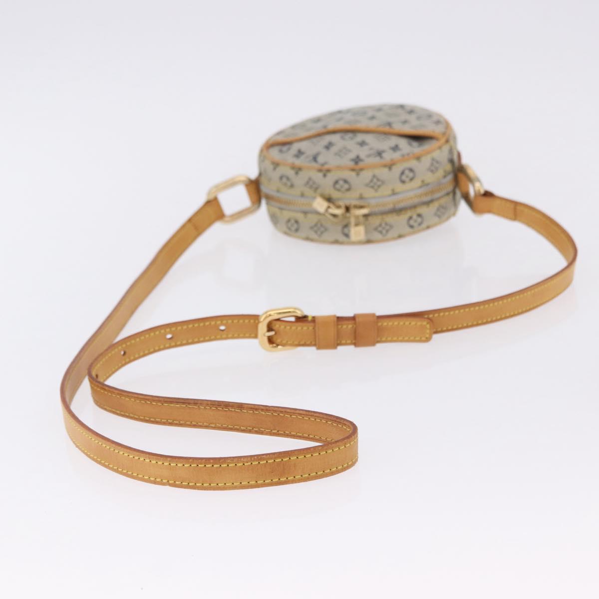 LOUIS VUITTON Monogram Mini Jeanne PM Shoulder Bag Blue M92001 LV Auth 200366