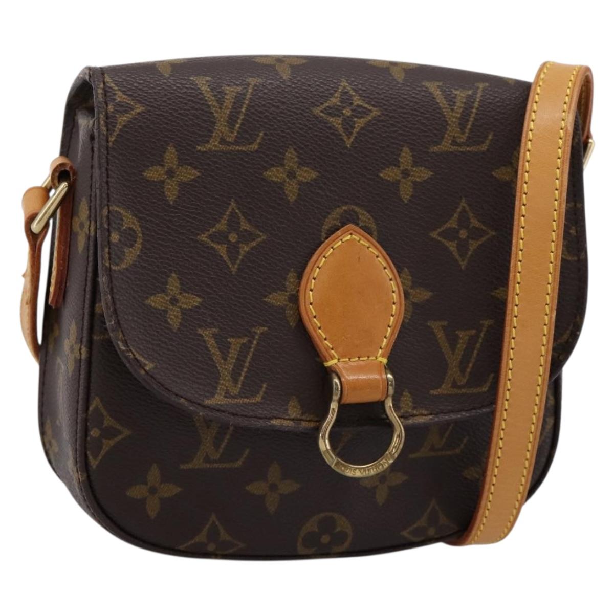 LOUIS VUITTON Monogram Saint Cloud PM Shoulder Bag M51244 LV Auth 200370A
