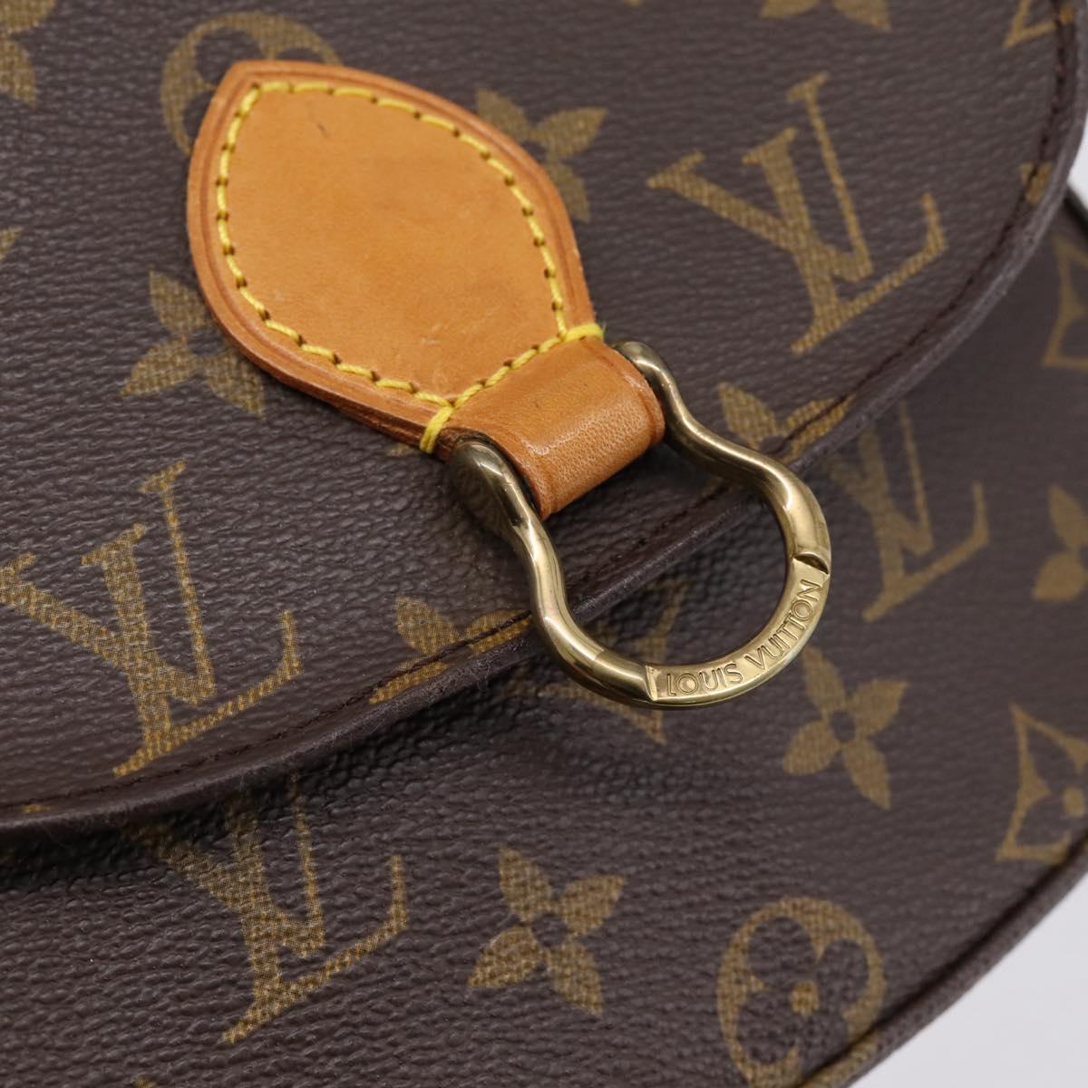 LOUIS VUITTON Monogram Saint Cloud PM Shoulder Bag M51244 LV Auth 200370A