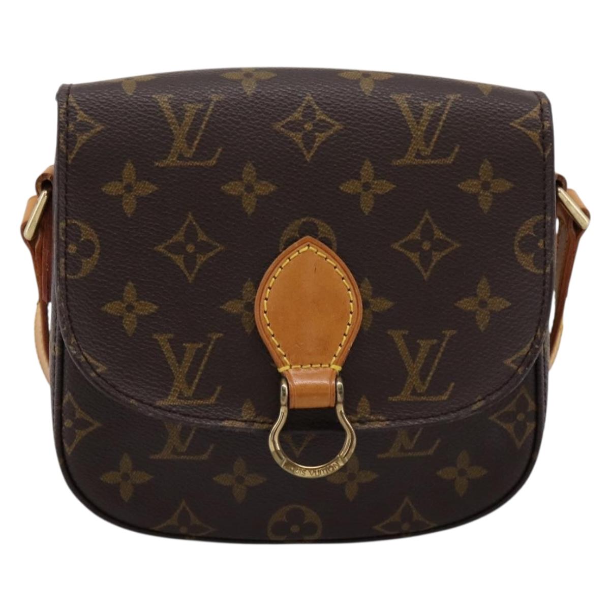 LOUIS VUITTON Monogram Saint Cloud PM Shoulder Bag M51244 LV Auth 200370A