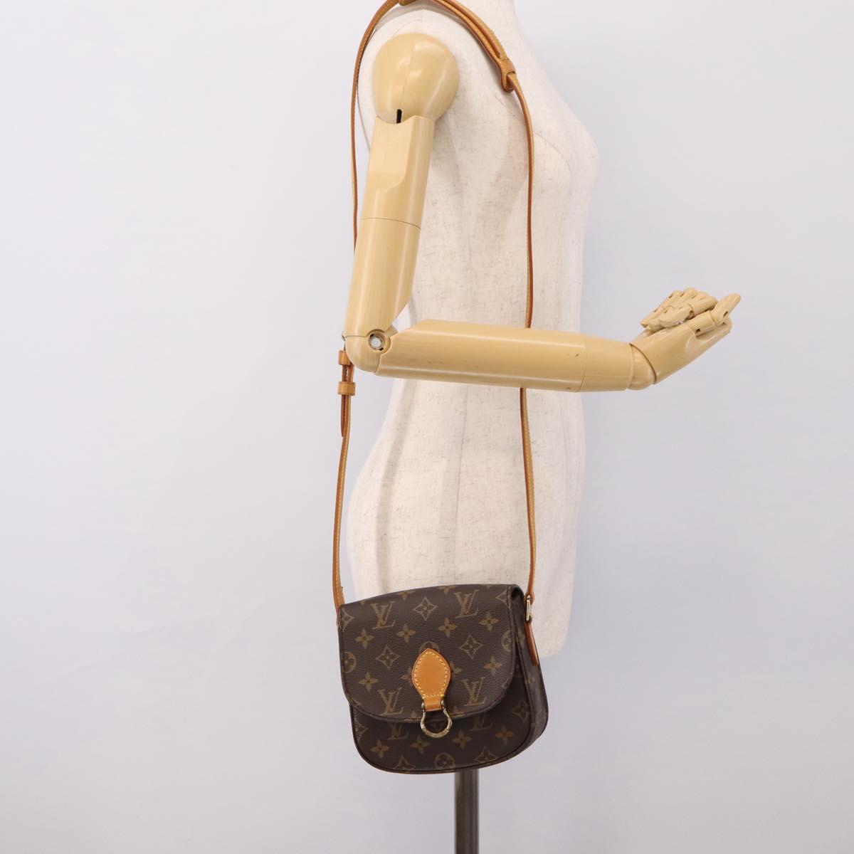 LOUIS VUITTON Monogram Saint Cloud PM Shoulder Bag M51244 LV Auth 200370A
