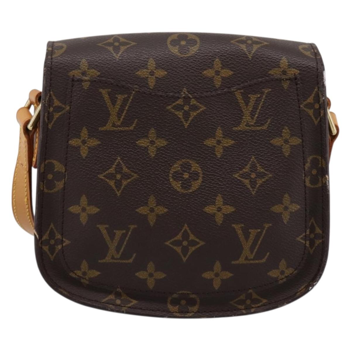 LOUIS VUITTON Monogram Saint Cloud PM Shoulder Bag M51244 LV Auth 200370A