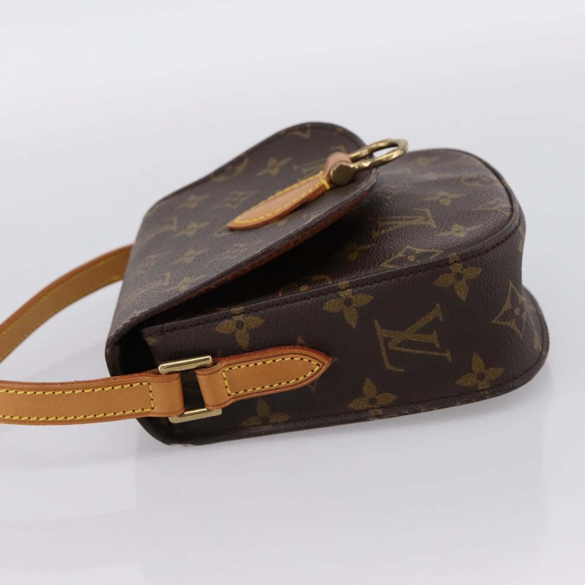 LOUIS VUITTON Monogram Saint Cloud PM Shoulder Bag M51244 LV Auth 200370A