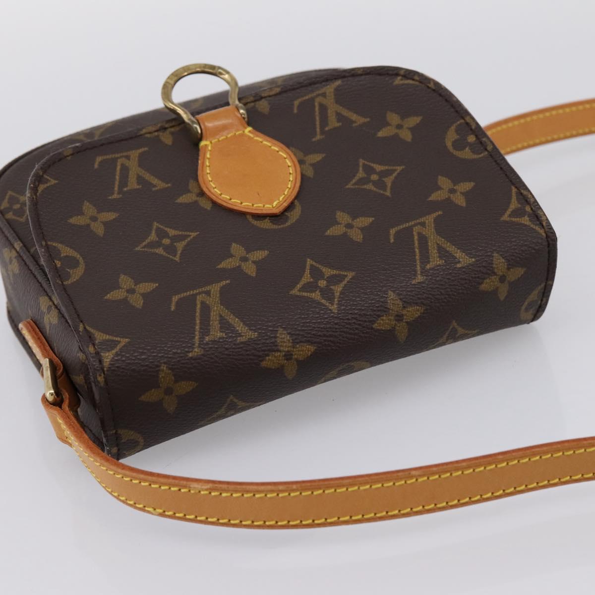 LOUIS VUITTON Monogram Saint Cloud PM Shoulder Bag M51244 LV Auth 200370A
